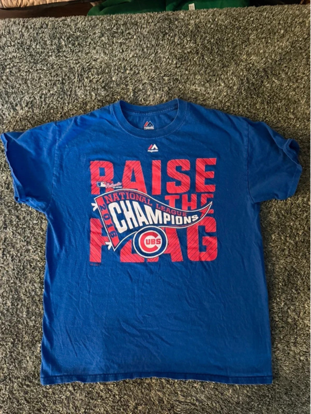 2016 Chicago Cubs National League Champions Blue T-Shirt M